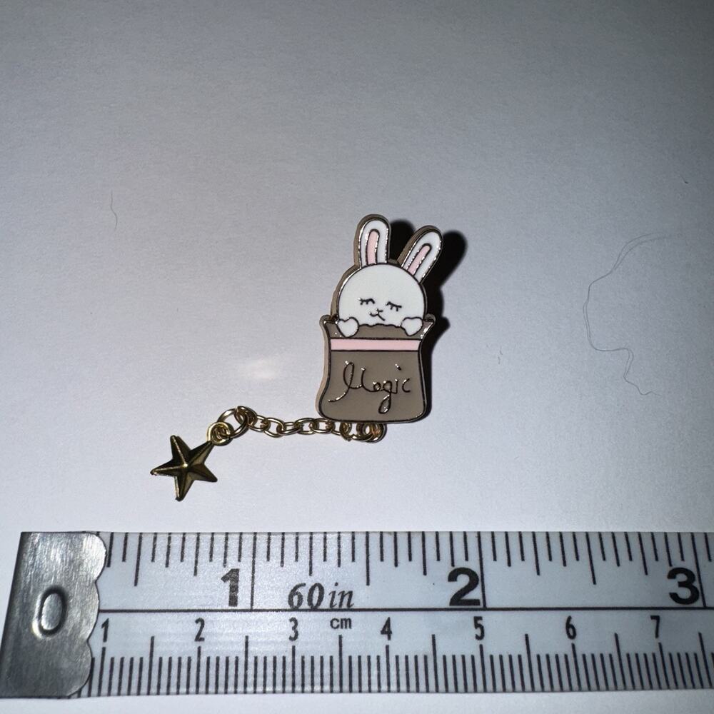 Small Bunny Rabbit Pin Brooch